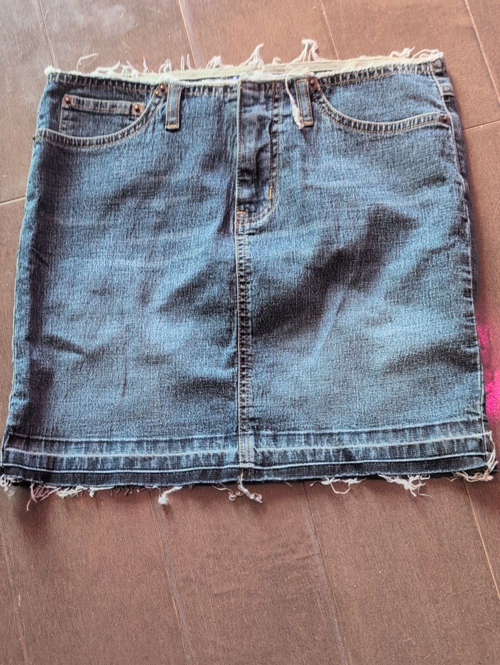 Forever 21 Dark Blue Denim Mini Skirt